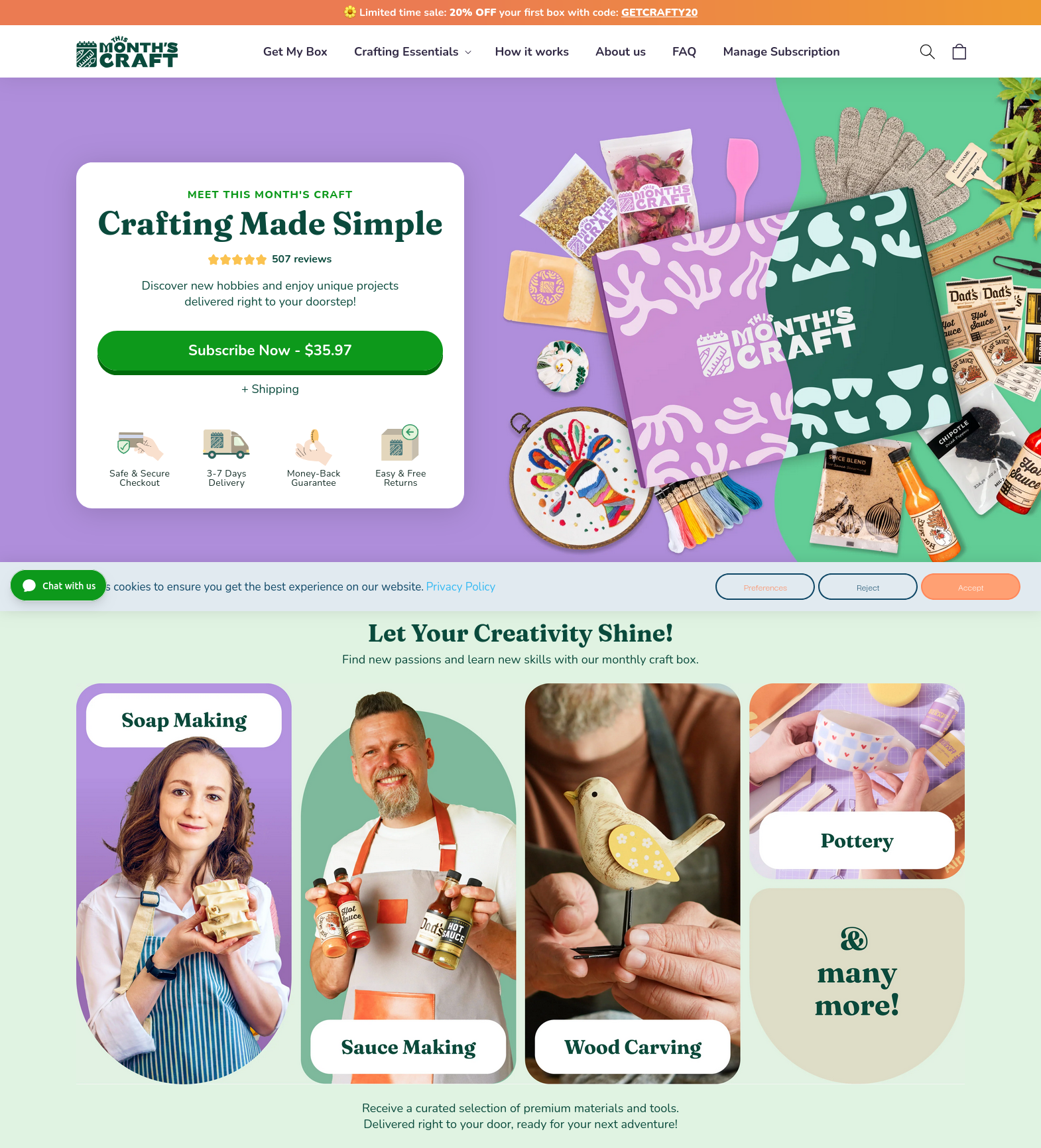 This Month's Craft - Abonnement Multi-Craft